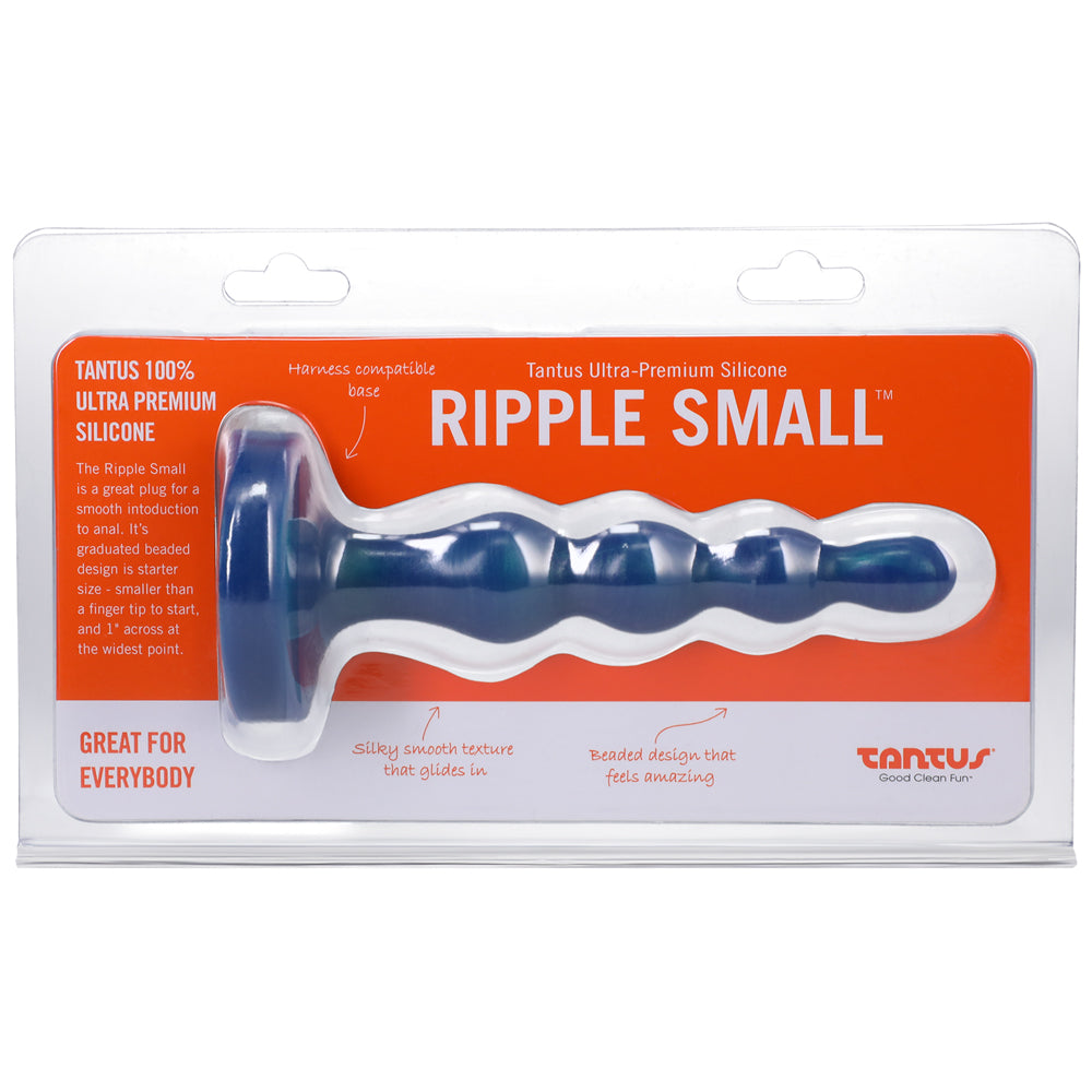 Tantus Ripple Small 8 inches Anal Beads Dildo Firm Malachite