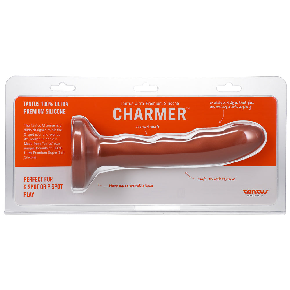 Tantus Charmer 8 inches G-Spot Dildo Firm Copper