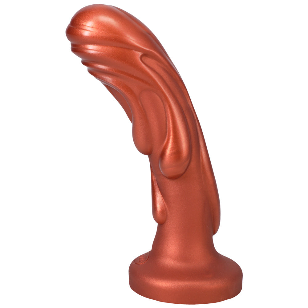 Tantus Magma 7 inches Fantasy Dildo Medium-Firm Copper