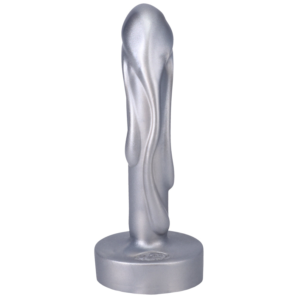 Tantus Mini Magma 5 inches Fantasy Dildo Firm Silver