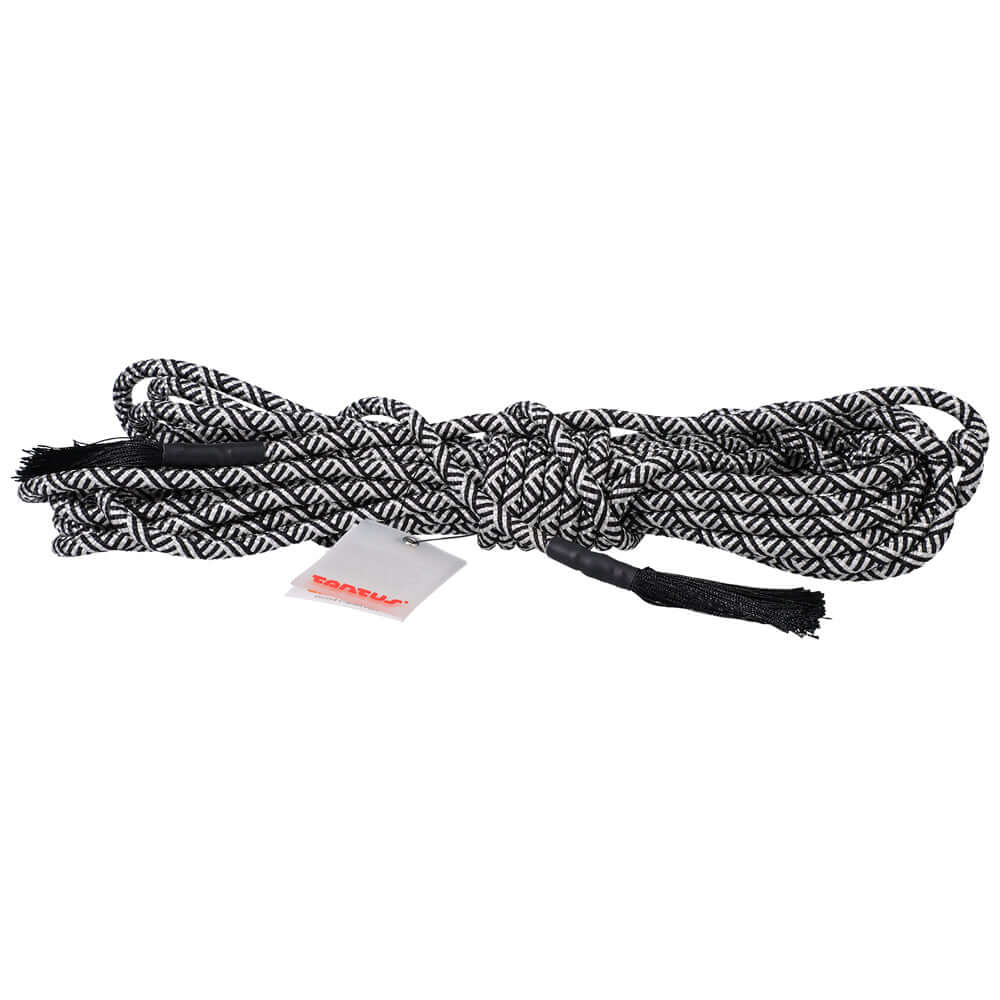 Tantus Rope 30 Feet Silver, a soft durable polyester rope for bondage and Shibari techniques.