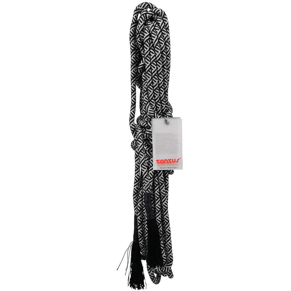 Tantus Rope 30 Feet Silver, soft durable polyester rope for bondage and Shibari decorative techniques.