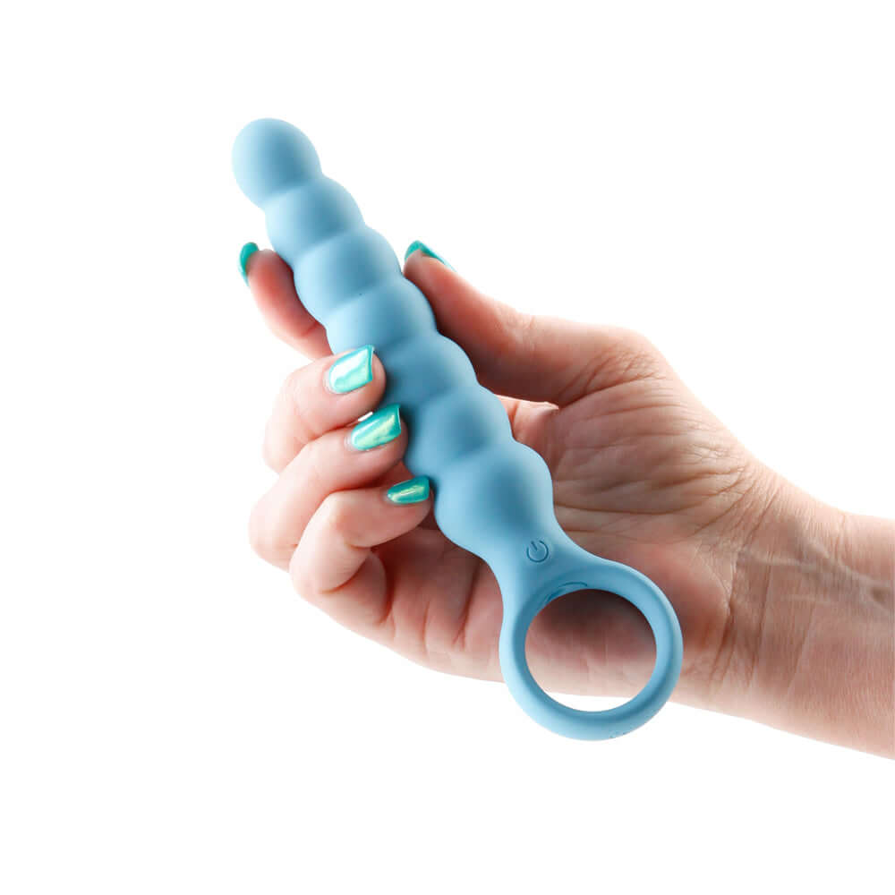 Desire Lucent Blue Anal Beads