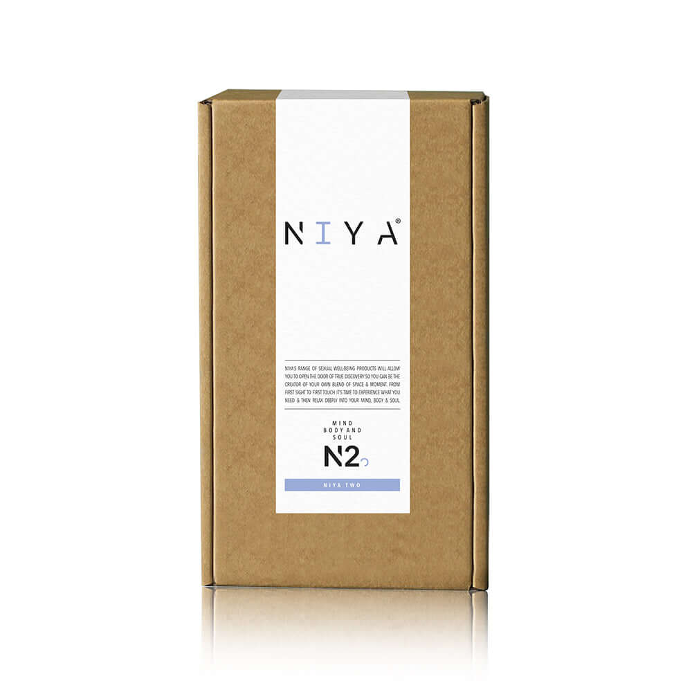 NIYA 2 Rechargeable Silicone Couples Massager Cornflower