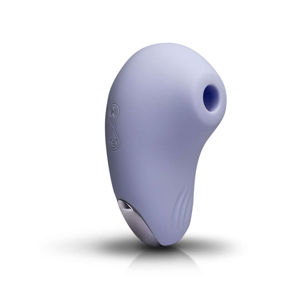 NIYA 6 Intimate Air Pressure Stimulator Cornflower in soft lavender design, highlighting its ergonomic shape.