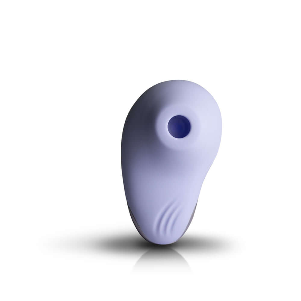 NIYA 6 Intimate Air Pressure Stimulator Cornflower in soft purple color showcasing its ergonomic design.