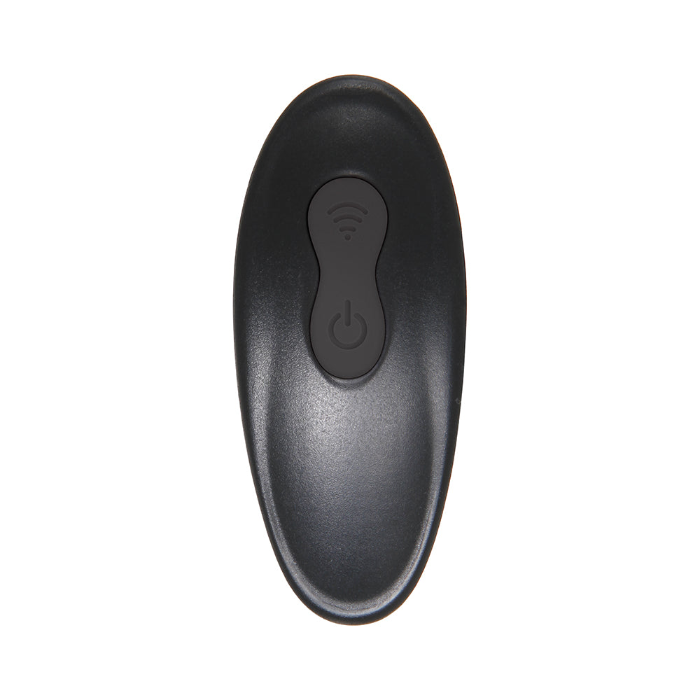 Playboy Triple Play Vibrating Cockring with Stimulator Black