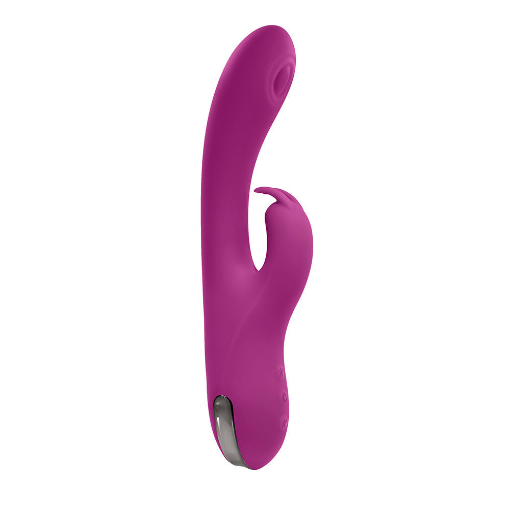 Playboy Thumper Rechargeable Tapping Silicone Dual Stimulation Vibrator Wild Star