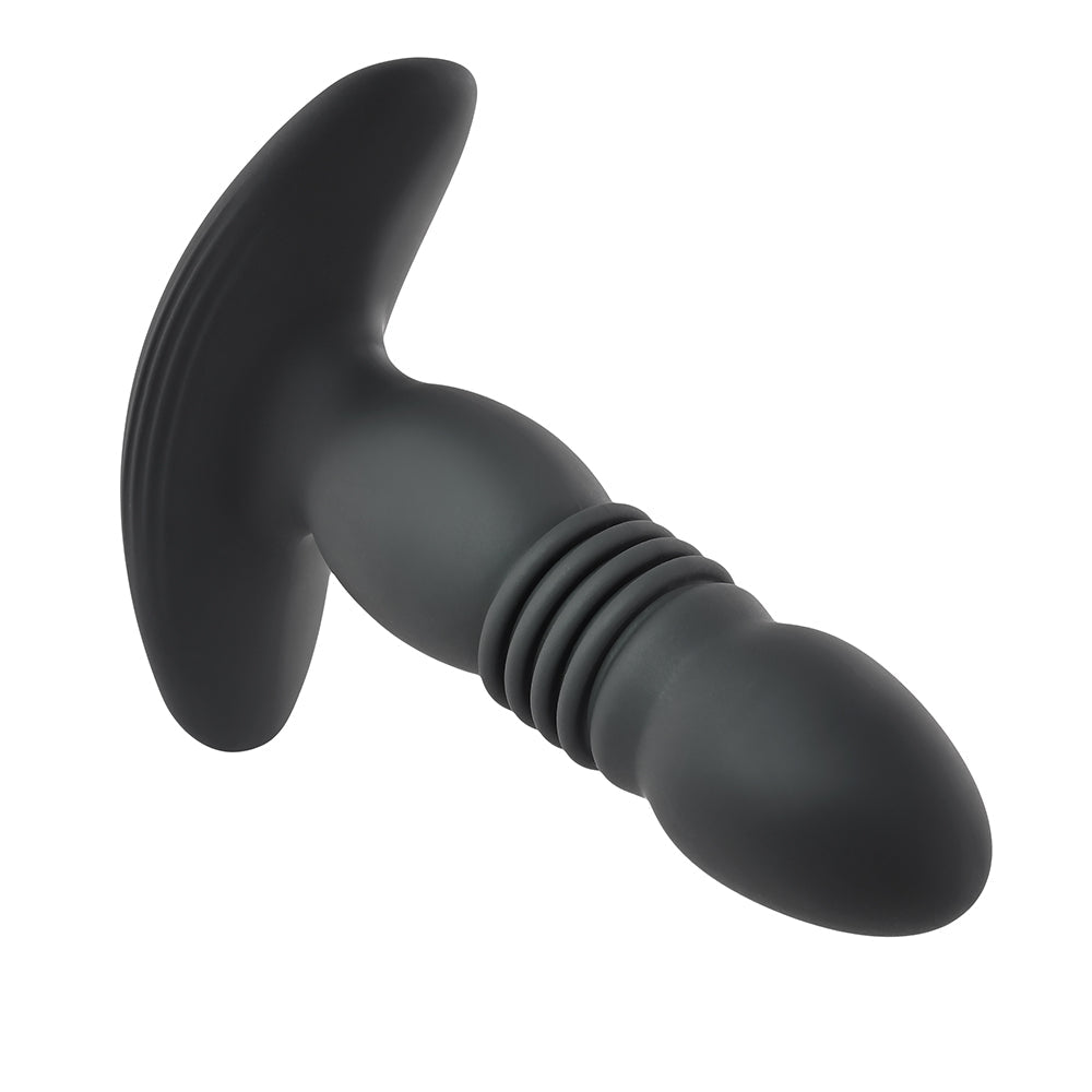 Playboy Trust The Thrust Thrusting Vibrating Anal Plug Black
