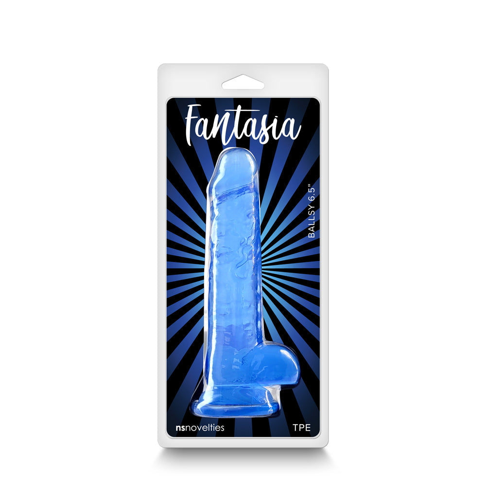 Fantasia Ballsy 6.5 inch Jelly Dildo Blue