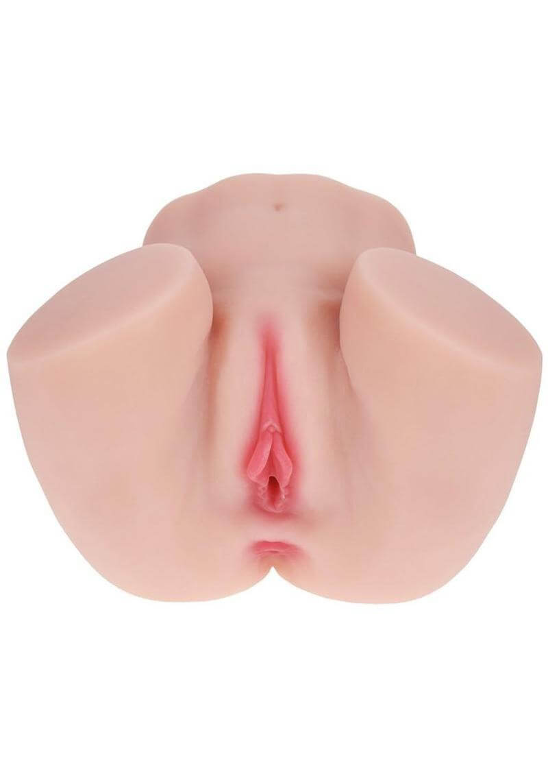 Xkin Mia Hart Dual Entry Bodyforms Masturbator Pussy & Ass, lifelike dual-entry design with soft, flexible texture.