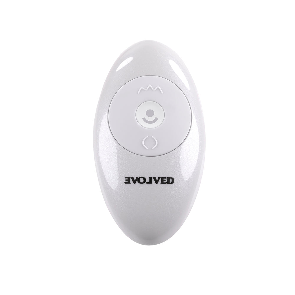 Evolved Full Monty Rechargeable Remote-Controlled Thrusting Twirling 9 inches Silicone Dildo Light