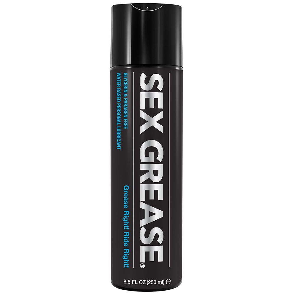 Sex Grease Water Based Lubricant 8.5 Oz Bottle for smooth and gentle intimacy.