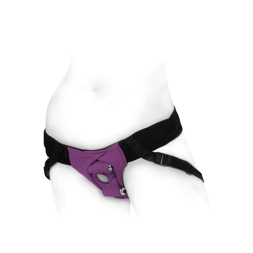 SpareParts Joque Double Strap Harness Purple Size B