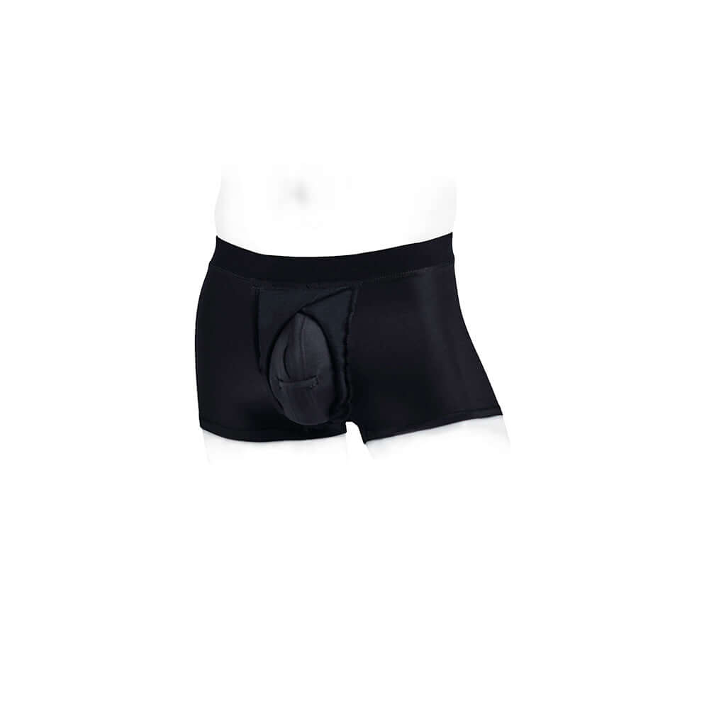 SpareParts Pete Trunks Nylon Packing Underwear Black Size L