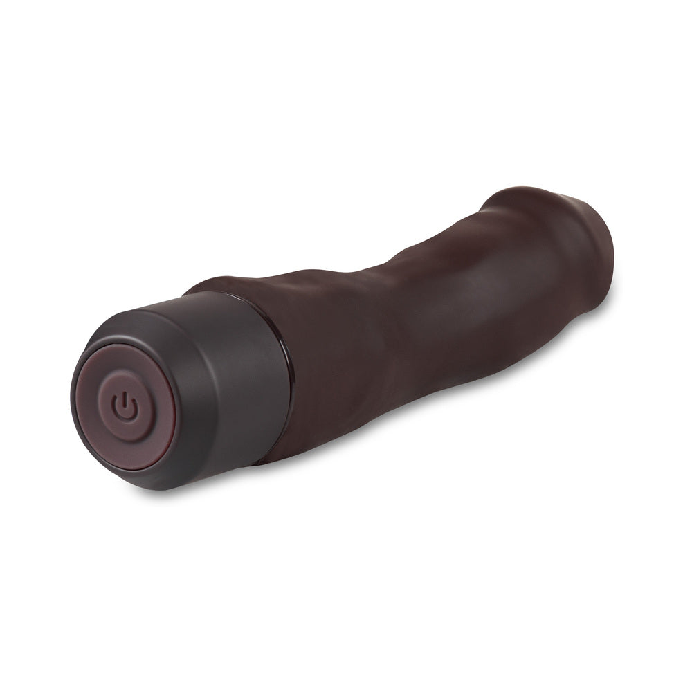 Dr. Skin Silicone Dr. Steve 7 inches Vibrating Dildo Brown