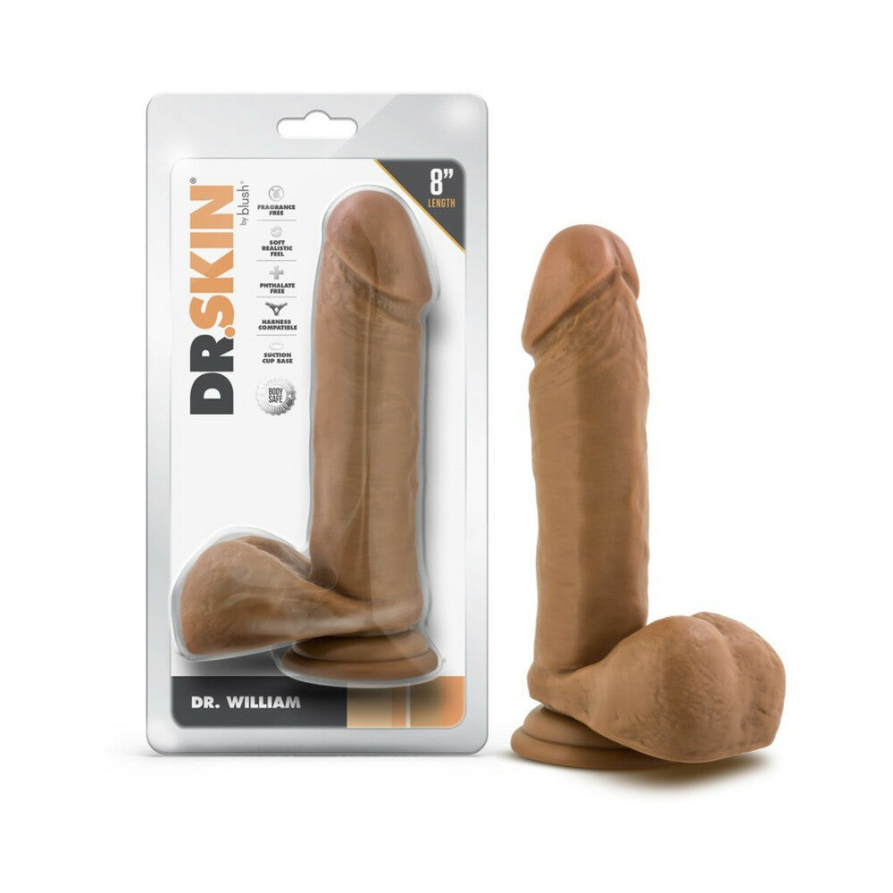 Dr. Skin Dr. William 8 inches Dildo with Balls Tan