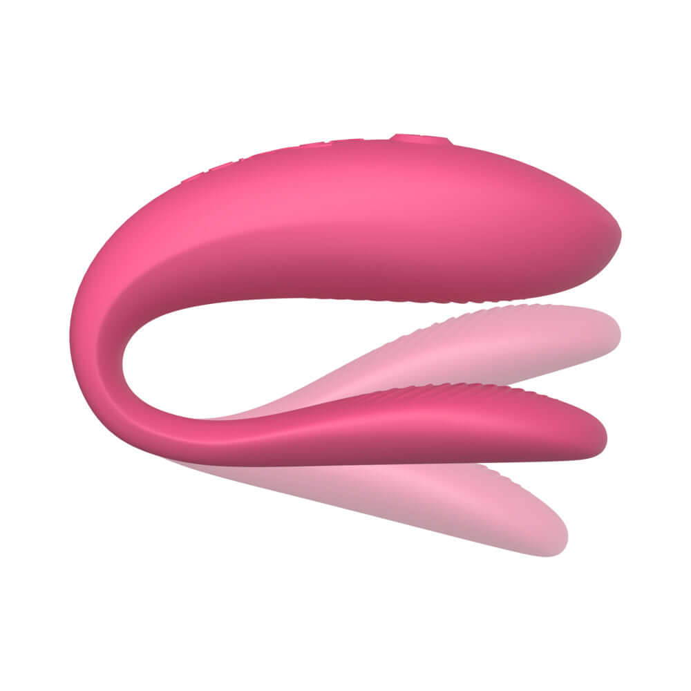 We-Vibe Sync Lite App Control Rechargeable Silicone Couples Vibrator - Pink