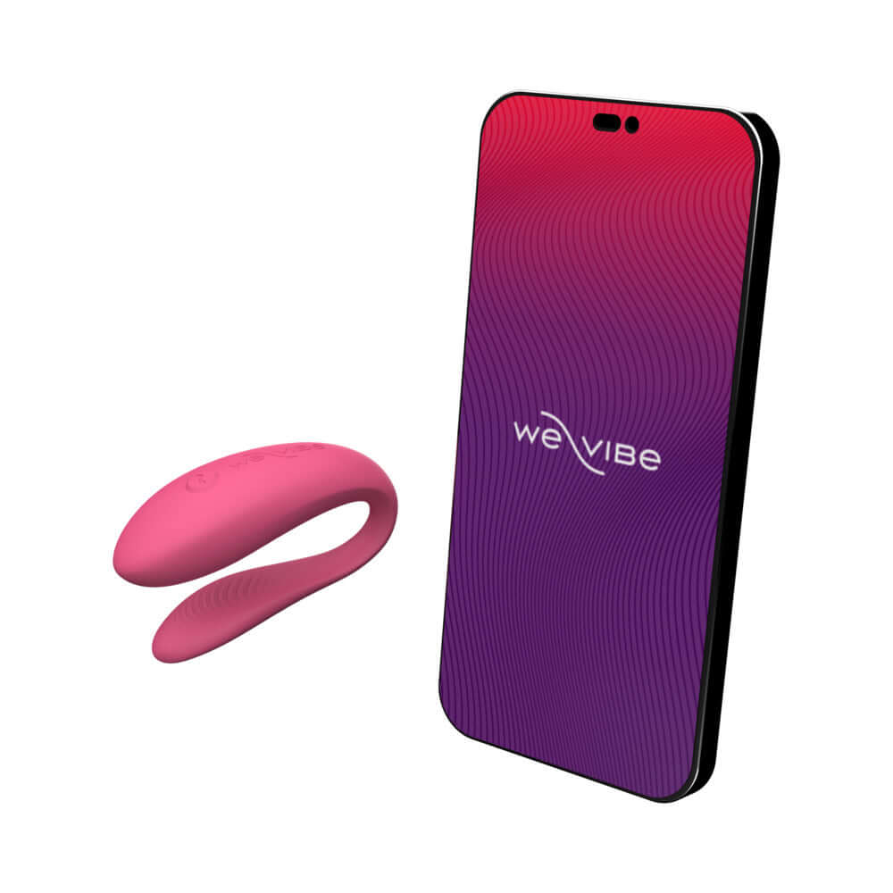 We-Vibe Sync Lite App Control Rechargeable Silicone Couples Vibrator - Pink