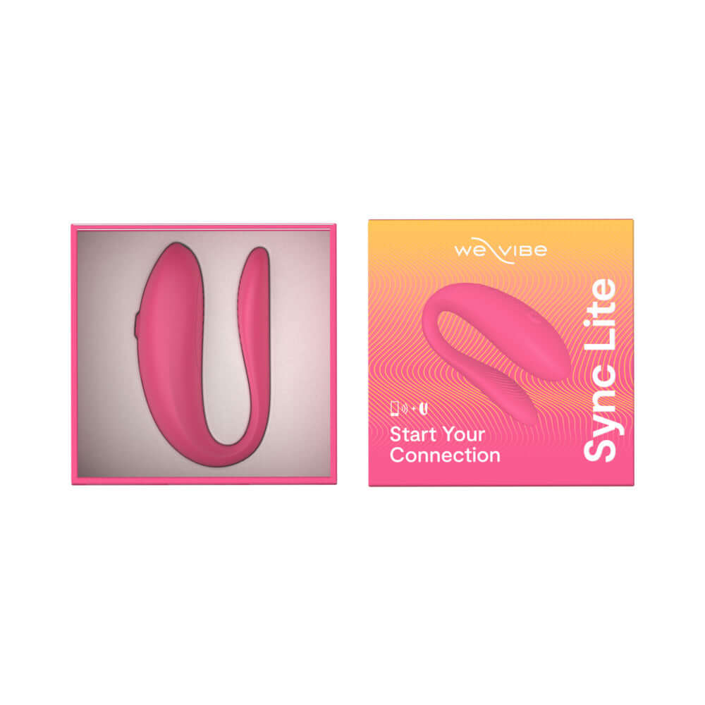 We-Vibe Sync Lite App Control Rechargeable Silicone Couples Vibrator - Pink