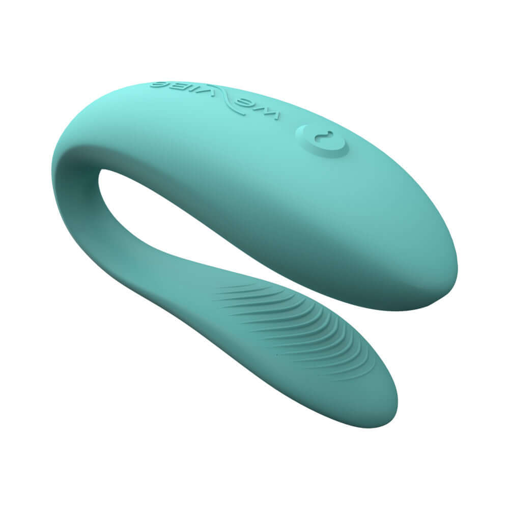 We-Vibe Sync Lite App Control Rechargeable Silicone Couples Vibrator - Aqua