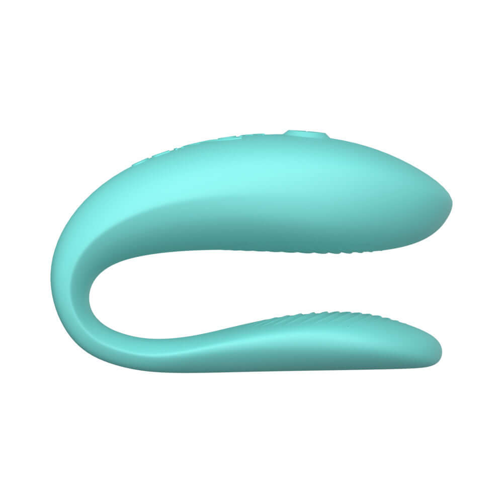 We-Vibe Sync Lite App Control Rechargeable Silicone Couples Vibrator - Aqua