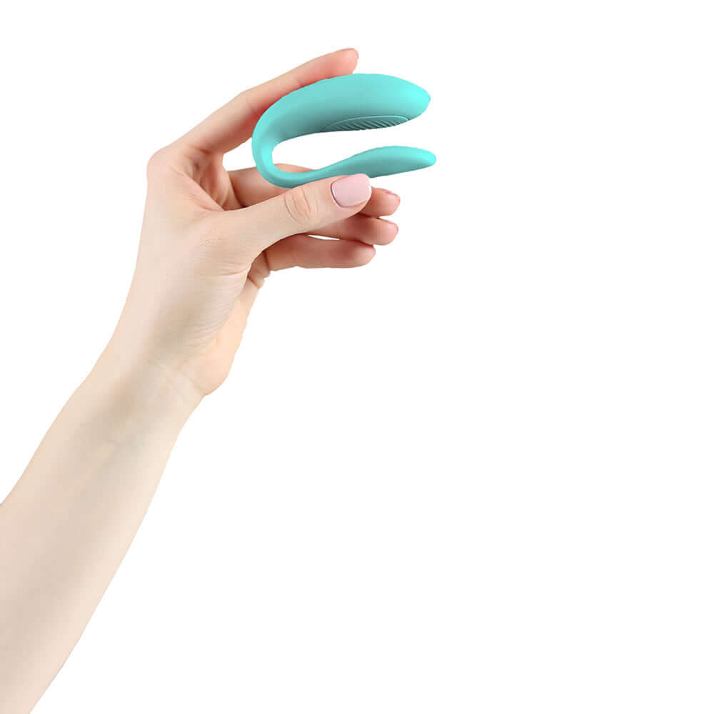 We-Vibe Sync Lite App Control Rechargeable Silicone Couples Vibrator - Aqua