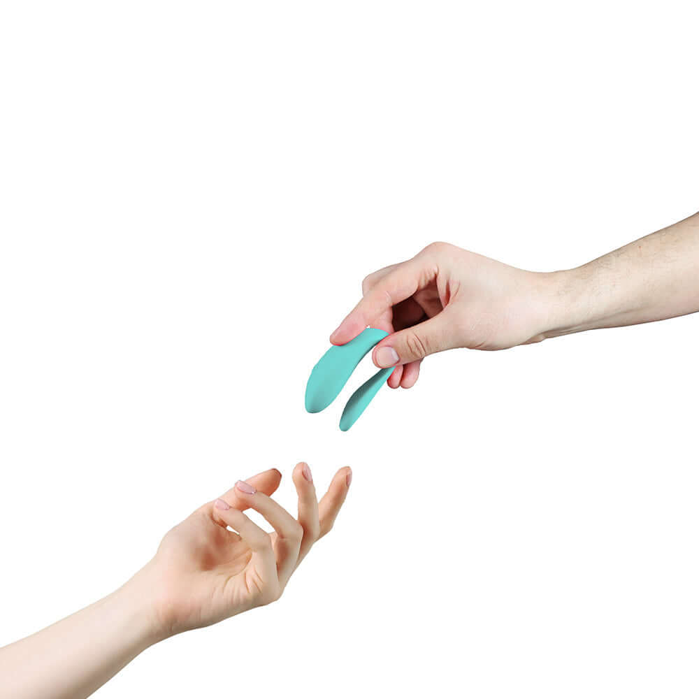 We-Vibe Sync Lite App Control Rechargeable Silicone Couples Vibrator - Aqua