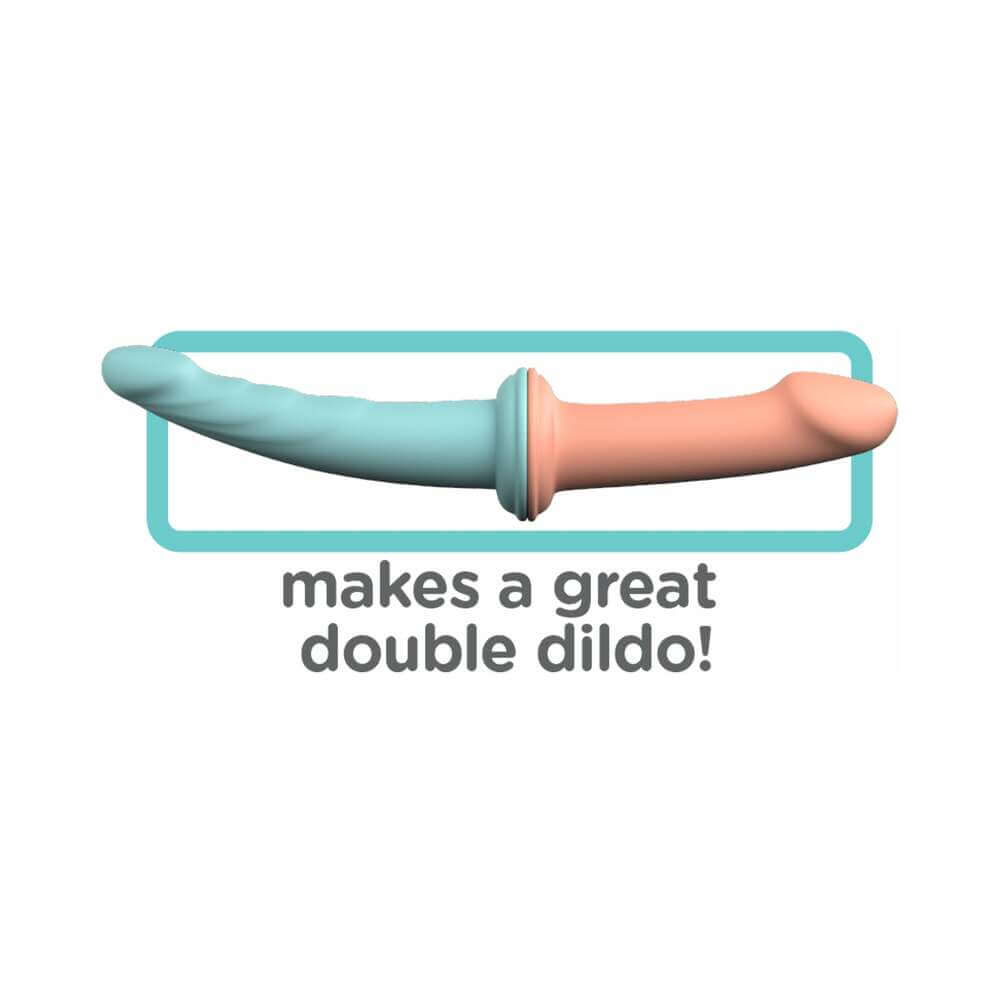 Dillio Platinum Body Dock SE Fantasy Kit with 6 & 7 inches Silicone Dildos