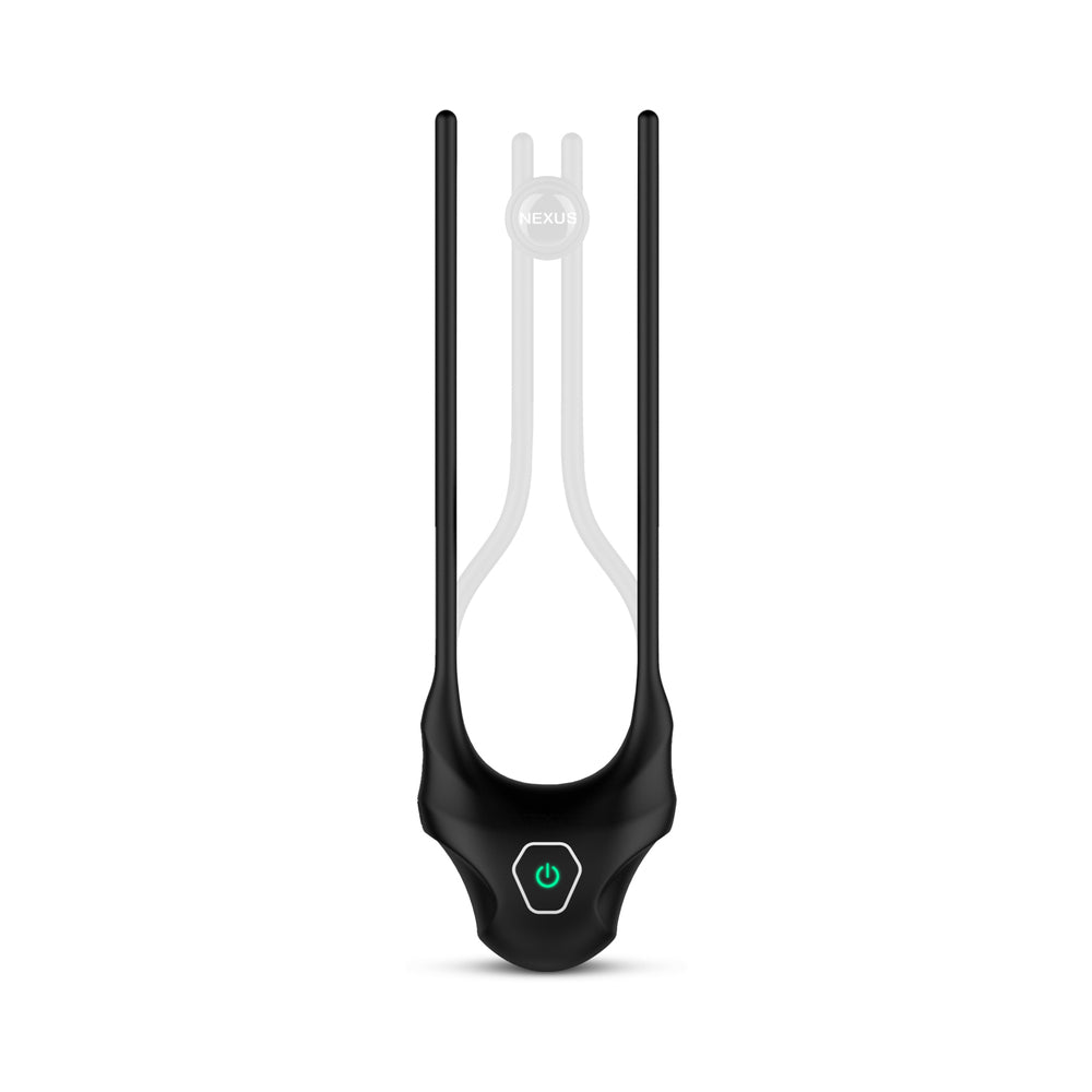 Nexus Forge Adjustable Vibrating Cock Ring Black