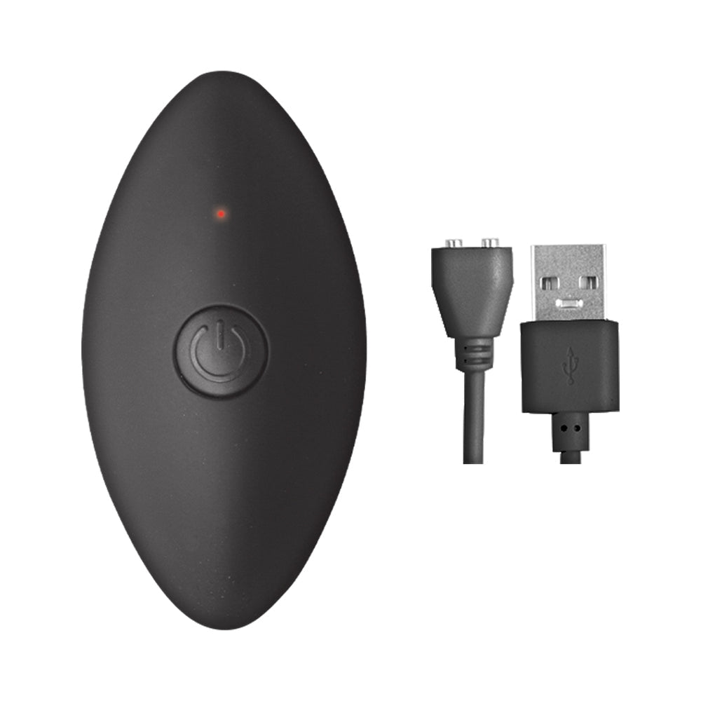 Ass-Sation Remote Vibrating Metal Anal Lover Black