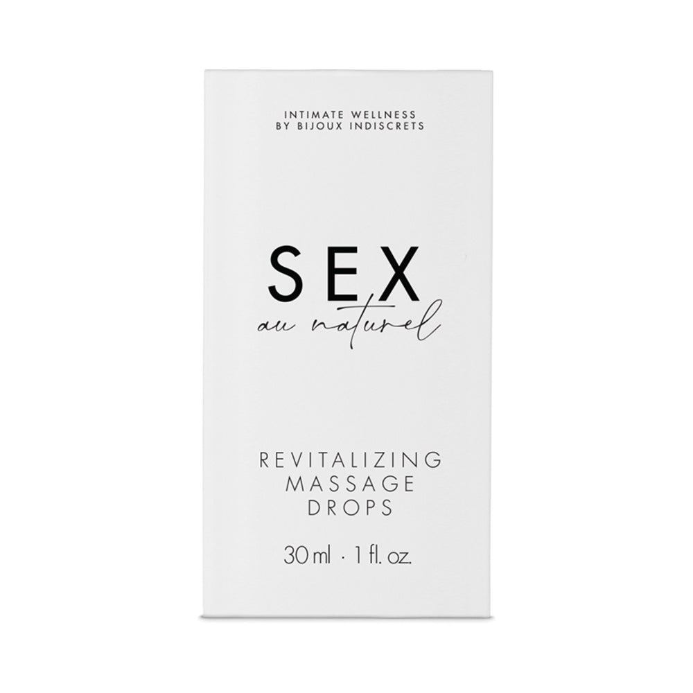 Bijoux Indiscrets Sex au Naturel Revitalizing Massage Drops 1 oz.