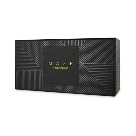 Bijoux Indiscrets Maze Tassel Choker packaging box with elegant geometric design.