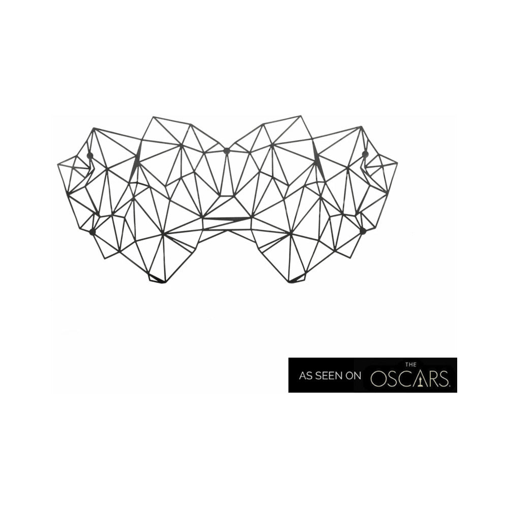 Bijoux Indiscrets Kristine Decal Eye Mask, a stylish geometric design, as seen on the Oscars.