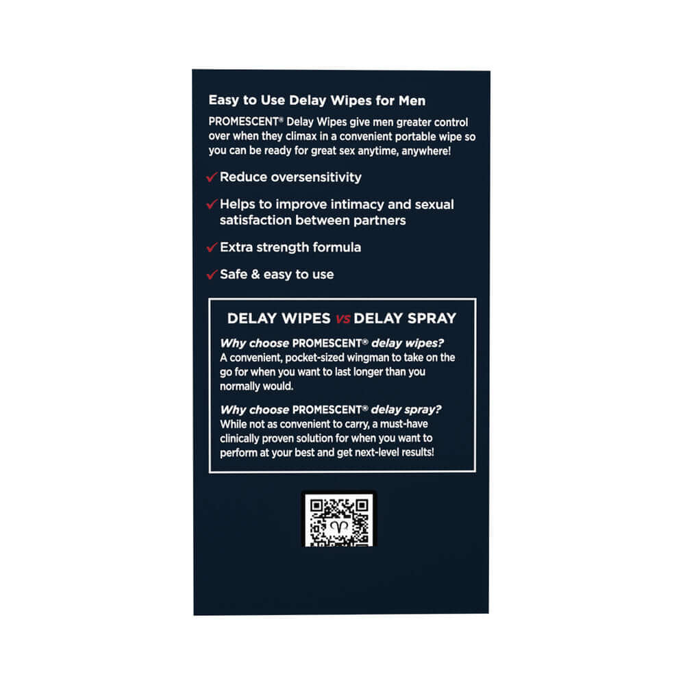Promescent Delay Wipes 7-Pack