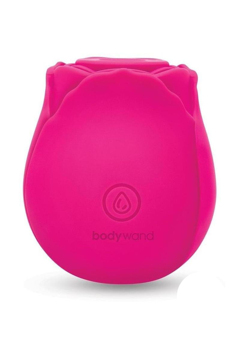 Bodywand 4Play Pucker Petals Clitoral Stimulator Pink with a flower-inspired design.