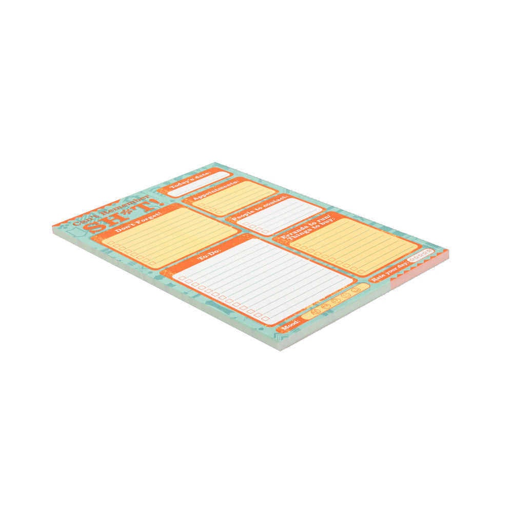 Can't Remember Shit Note Pad