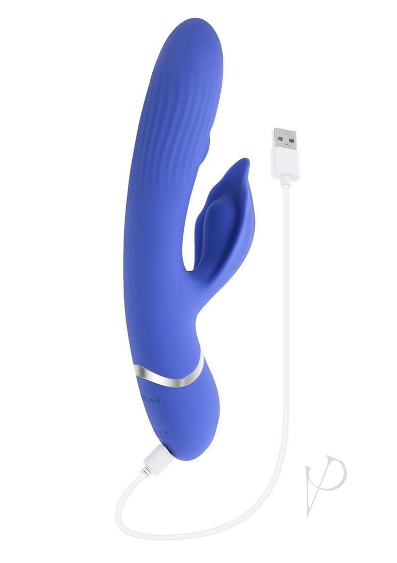 Evolved Shudder Triple Motor Rabbit Vibrator Blue - Image 4