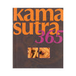 Kama Sutra 365 book cover showcasing sensual illustrations and engaging design elements.