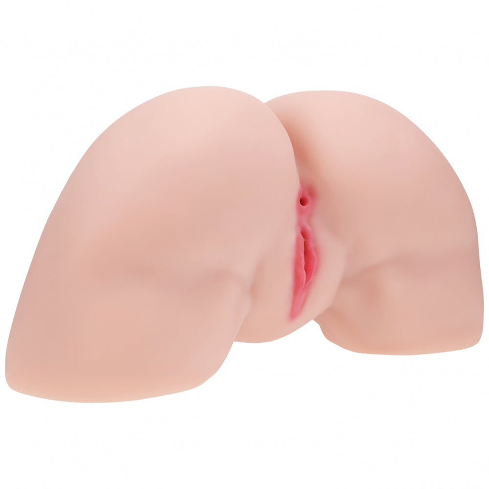 Xkin Vera Dawn Bodyforms Masturbator 14.1 Lbs Flesh showing dual entry design and lifelike texture.