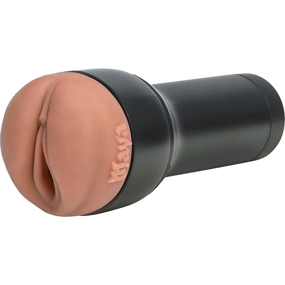 Kiiroo Feel Maya TPE Stroker for Keon 2 showing realistic sleeve design and ergonomic casing.