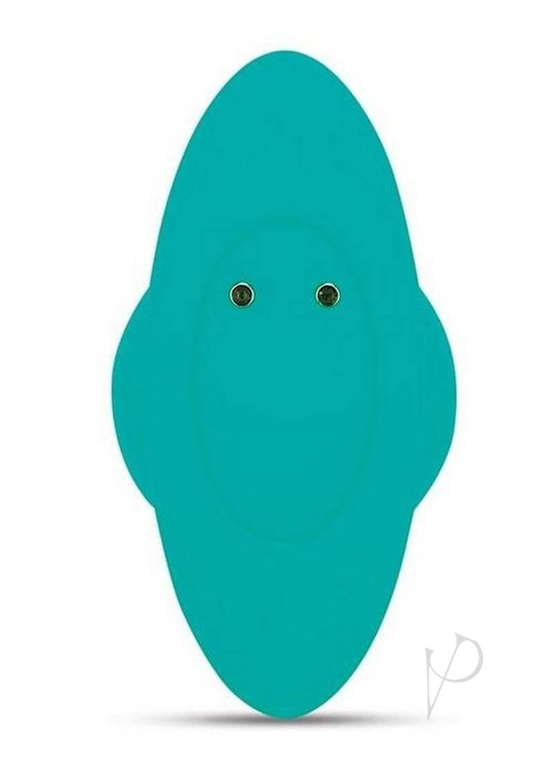 Bodywand 4Play Quiver Rechargeable Butt Plug Aqua in a smooth aqua color with a tapered profile.
