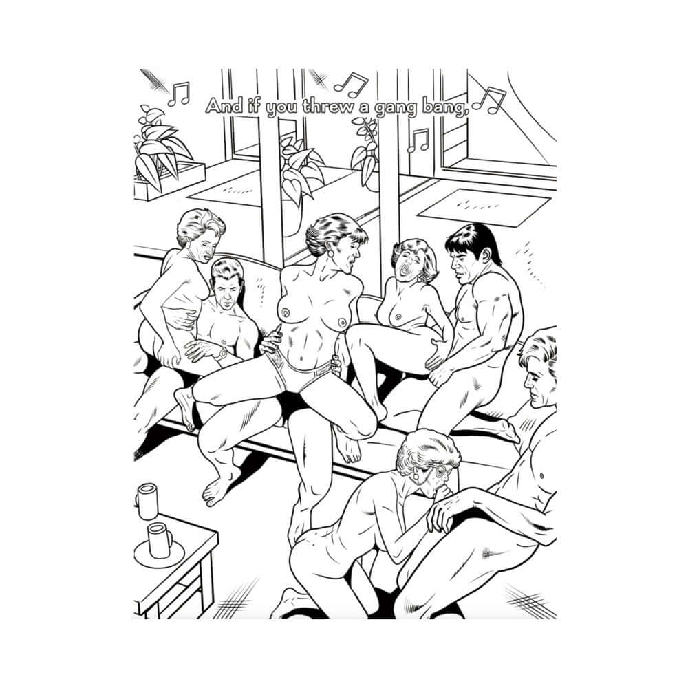 The Golden GILFs Porn Parody Coloring Book