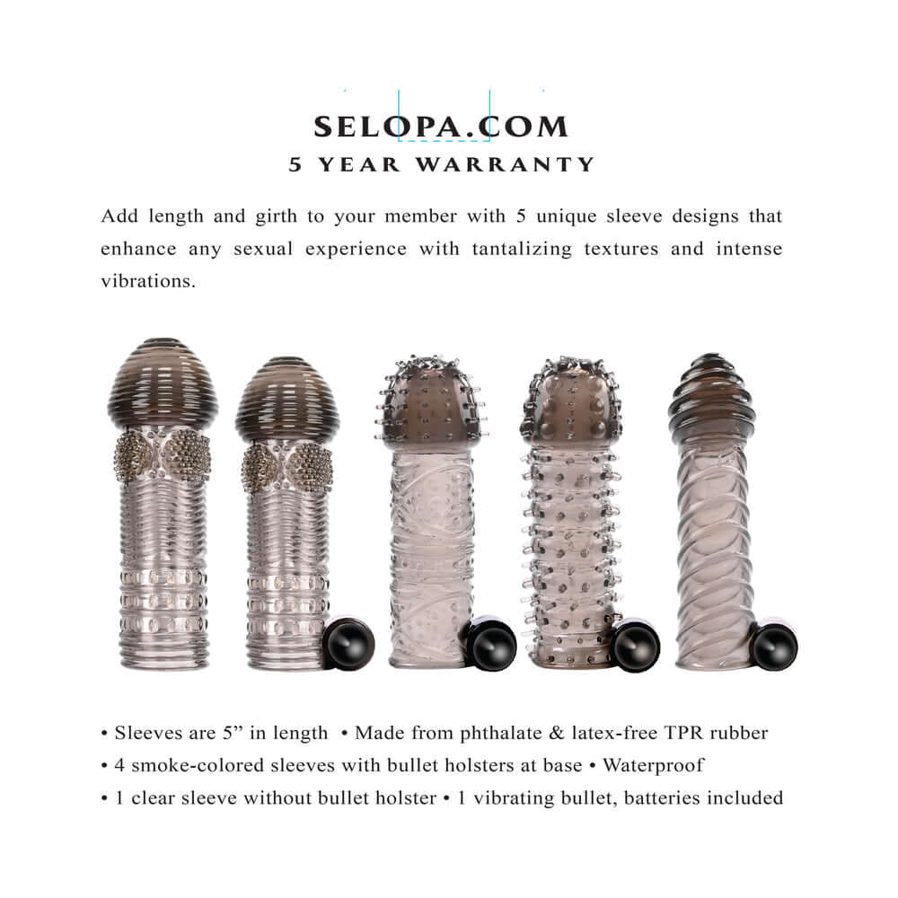 Selopa Choose Your Adventure Sleeve Kit with Bullet Smoke Clear