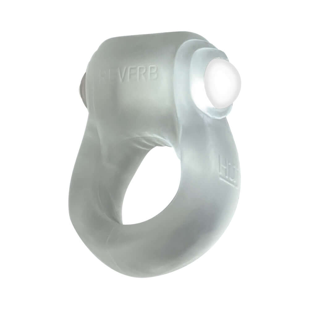 OxBalls Glowdick Cockring With Led Clear Ice