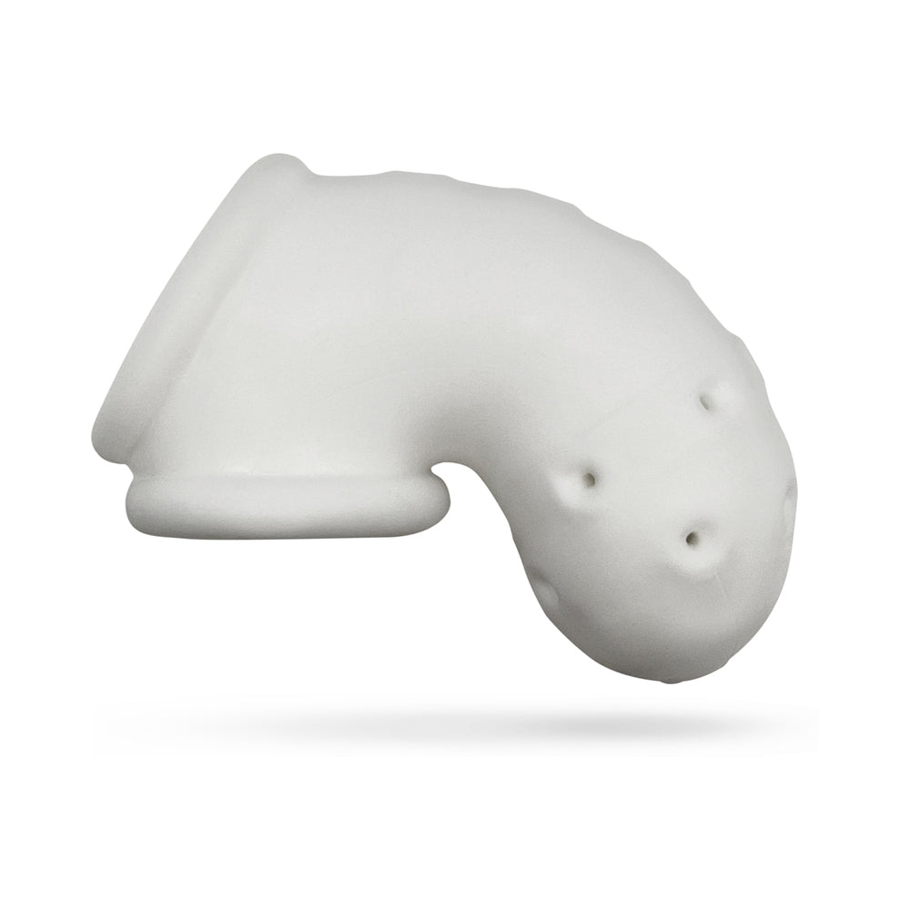 OxBalls Airlock Air-Lite Vented Chastity White Ice