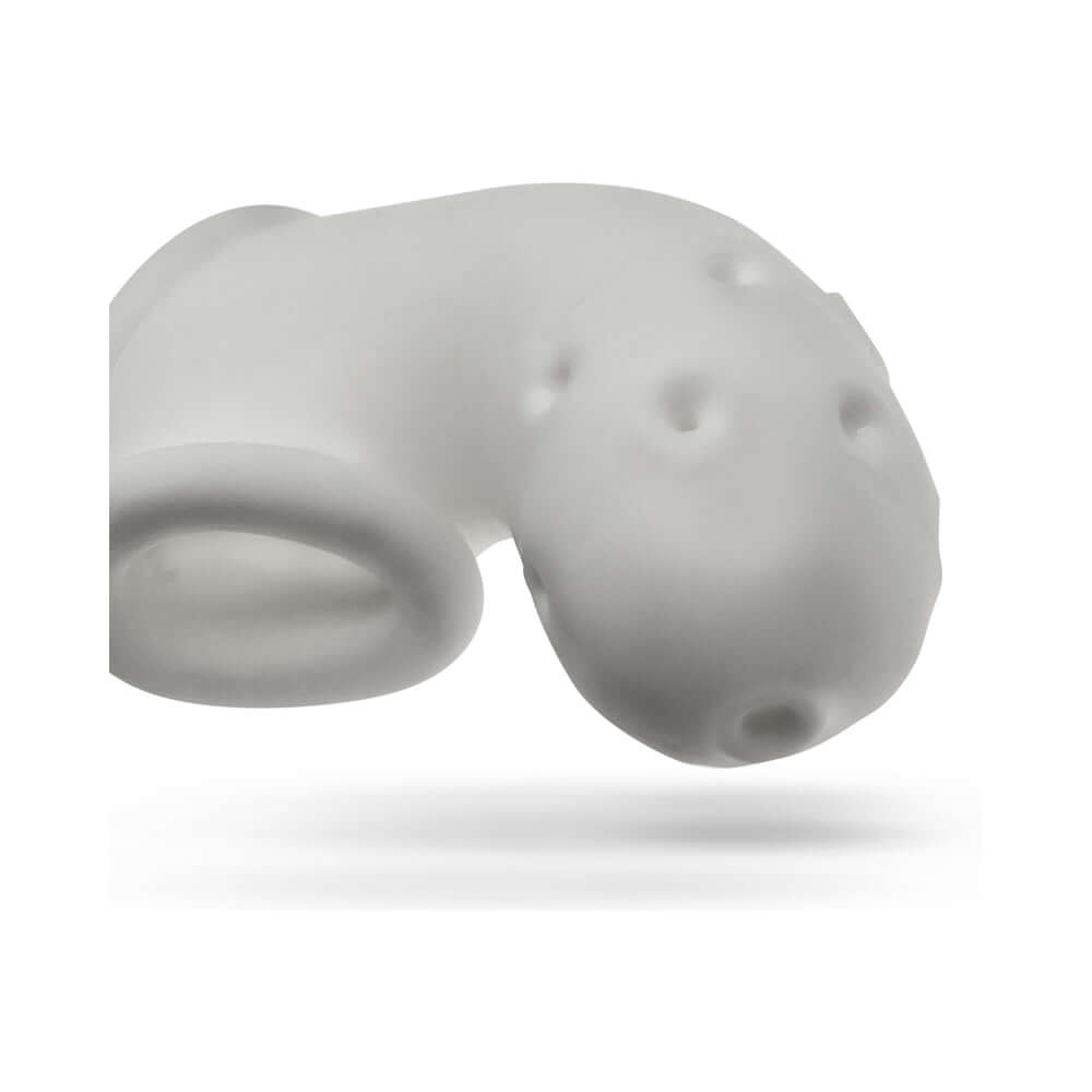 OxBalls Airlock Air-Lite Vented Chastity White Ice