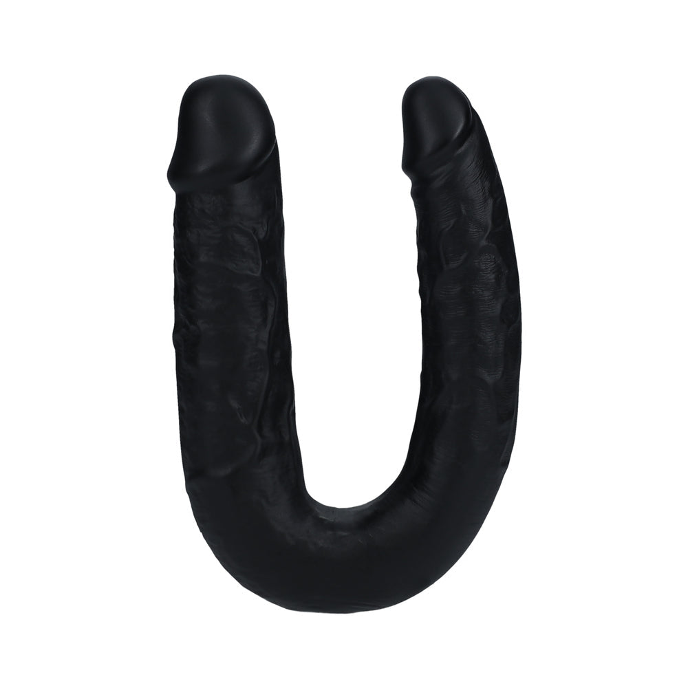 RealRock 7 inches U-Shaped Double Dildo Black