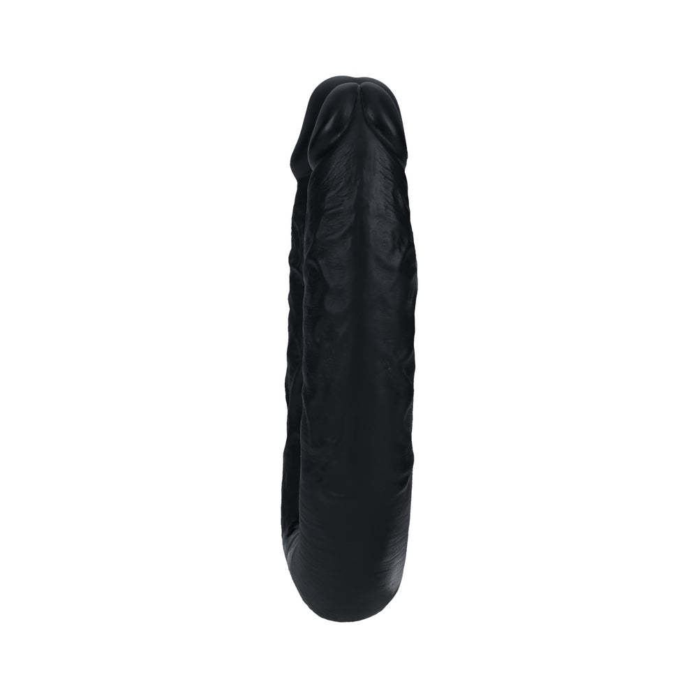 RealRock 7 inches U-Shaped Double Dildo Black