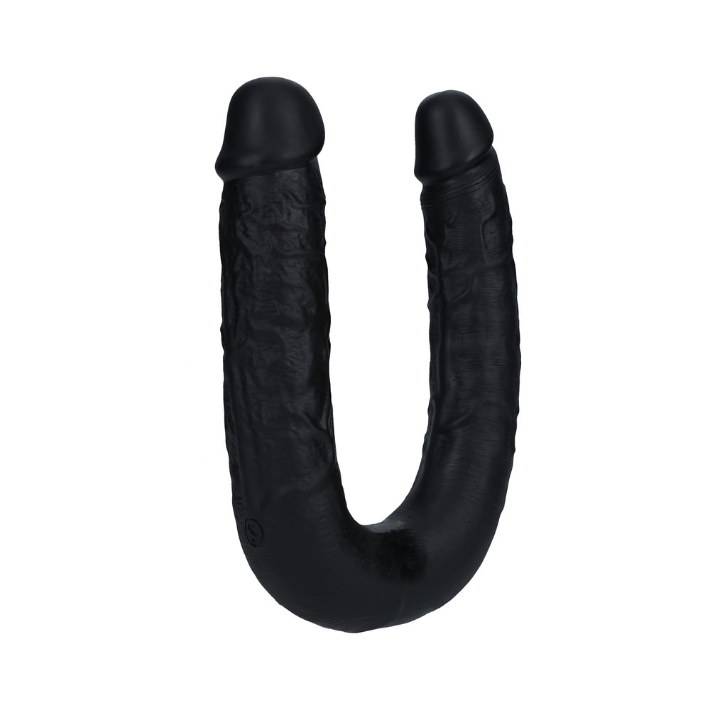 RealRock 9 inches U-Shaped Double Dildo Black